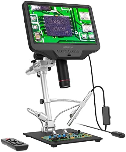 HDMI digital microscope with endoscope attachment