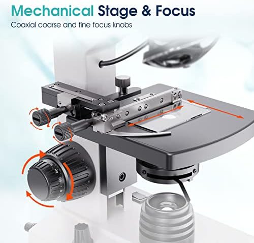 Research-grade compound monocular microscope with LCD screen — photo 4