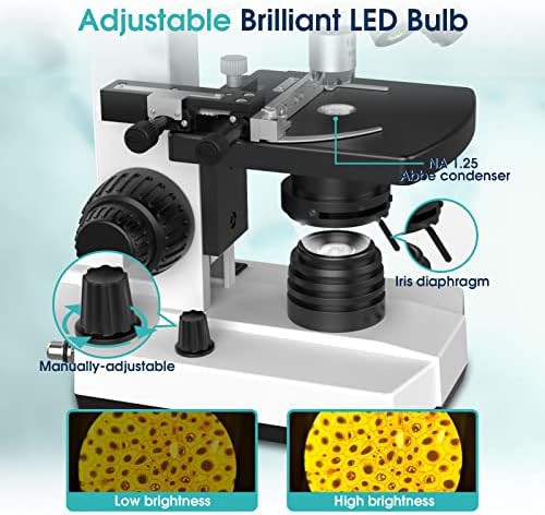 Research-grade compound monocular microscope with LCD screen — photo 5