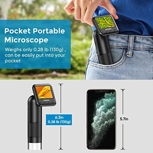 Handheld pocket digital microscope with LCD — photo 4