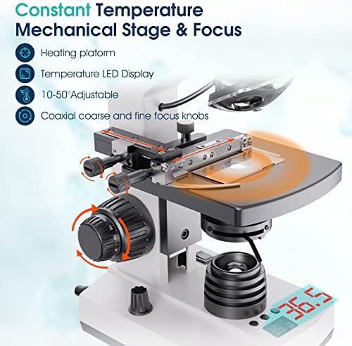 Research grade compound monocular microscope with LCD screen — photo 4