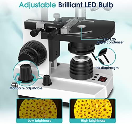Research grade compound monocular microscope with LCD screen — photo 5