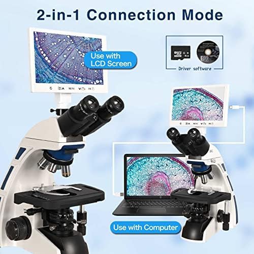 Trinocular digital microscope with screen — photo 5