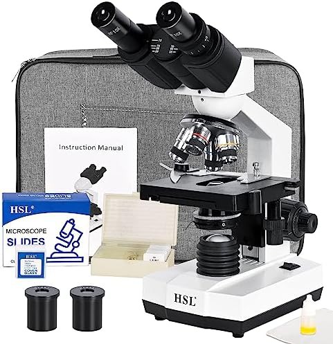 Binocular compound microscope for laboratory use