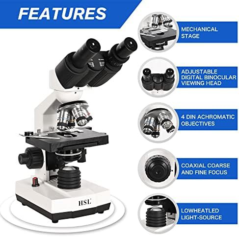 Binocular compound microscope for laboratory use — photo 3