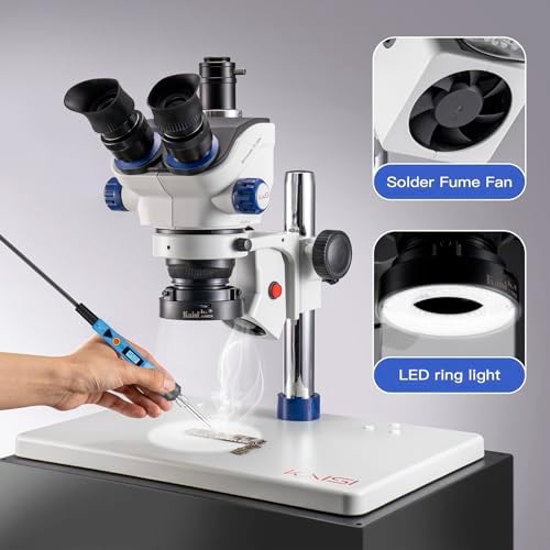 Kaisi TX350E professional soldering trinocular microscope — photo 5