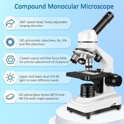 Compound Monocular Microscope with Dual Illumination — photo 3