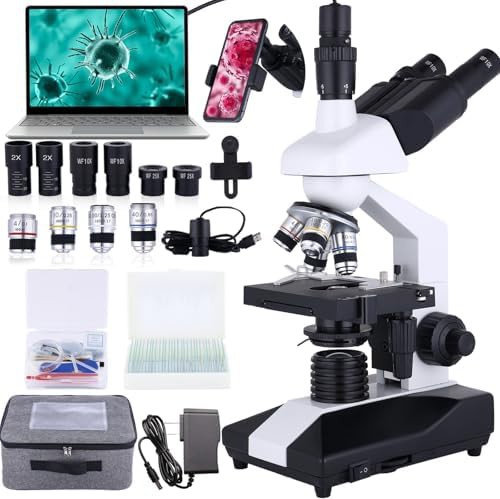 Trinocular Compound Microscope with USB Camera