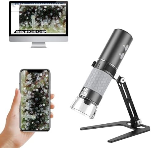 WiFi digital microscope with wide angle lens
