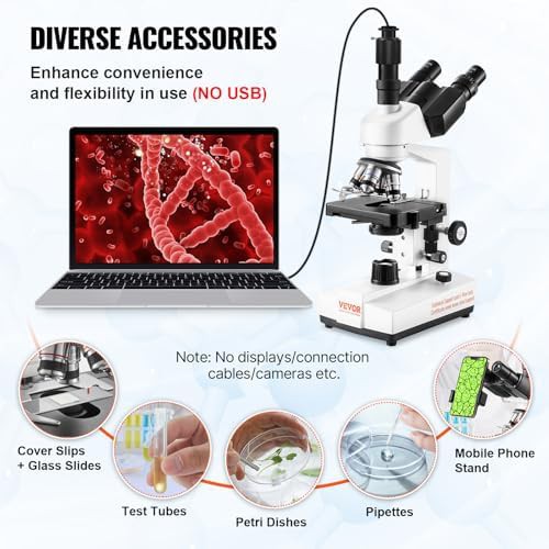 VEVOR Trinocular Compound Lab Microscope 5000X — photo 5