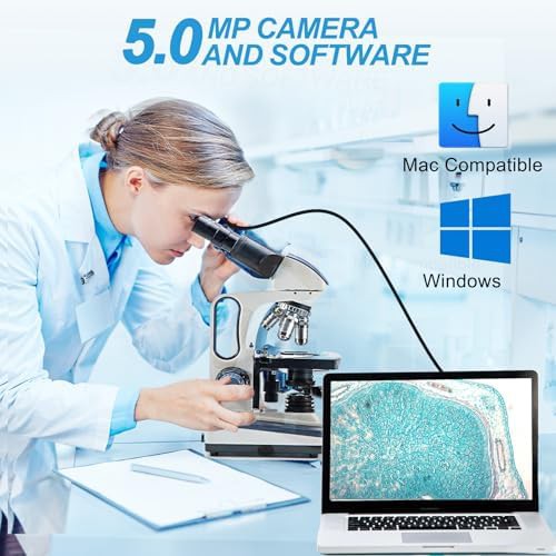 Digital binocular compound microscope with Siedentopf head — photo 5