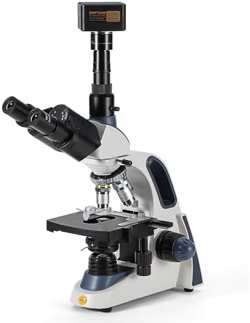 Digital lab trinocular microscope with 3MP USB camera — photo 5