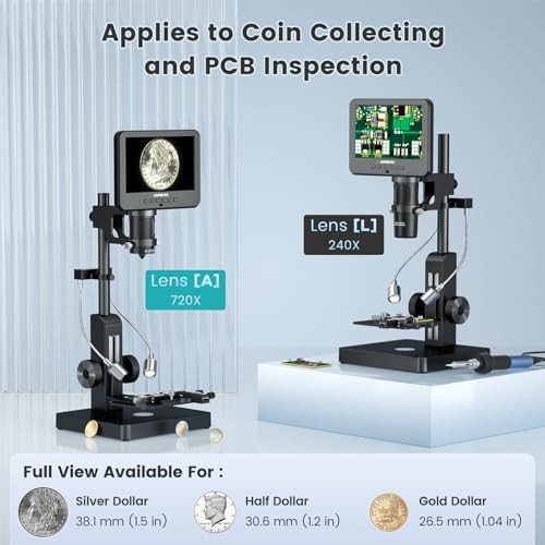 LINKMICRO LM266S 5 lens HDMI digital microscope — photo 4