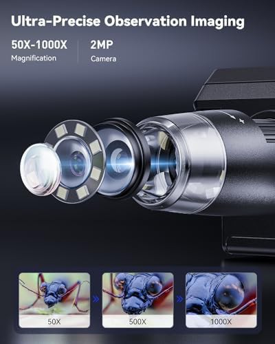 Digital coin microscope with black LCD screen — photo 3