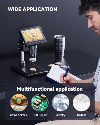 Digital coin microscope with black LCD screen — photo 4