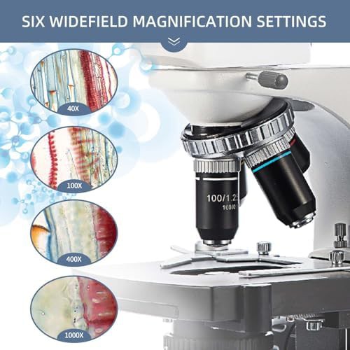 SW380B binocular compound microscope slide kit — photo 3