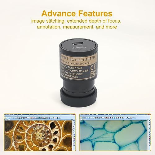 SW380B binocular compound microscope slide kit — photo 5