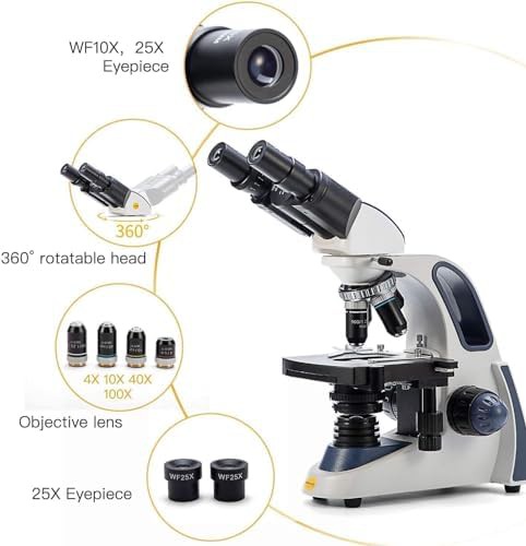 SW380B student binocular microscope with camera — photo 3