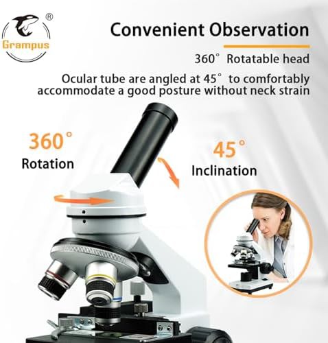 Achromatic compound microscope with experiment kit — photo 3