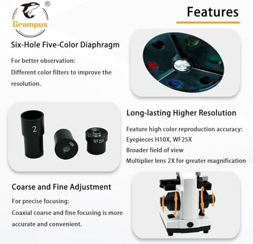 Achromatic compound microscope with experiment kit — photo 4