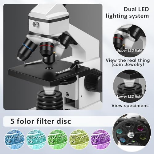 Stereo plant microscope with dual light — photo 4