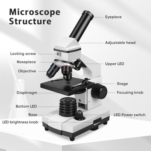 Stereo plant microscope with dual light — photo 5