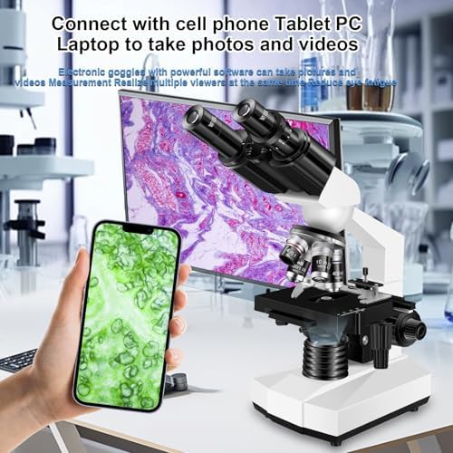 Large binocular USB camera microscope 2000x — photo 3