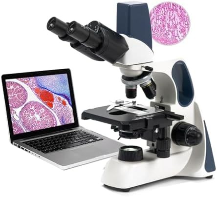 SW300 binocular compound microscope built-in camera