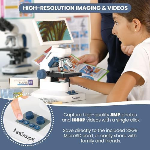 Digital Compound Microscope with 7-Inch LCD Screen — photo 4