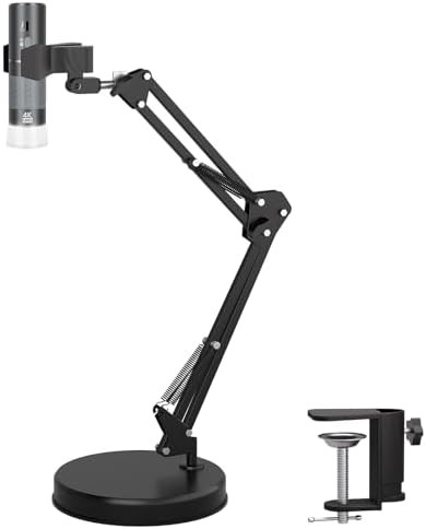 Digital microscope with table clamp stand