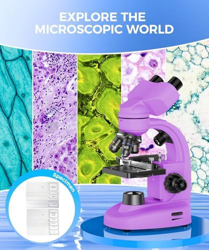 Binocular Lab Microscope with Mechanical Stage — photo 3