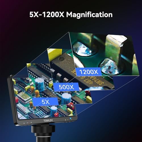 Digital LCD microscope for soldering black — photo 3