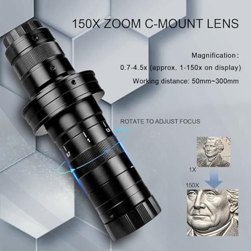 Industrial digital microscope with stable base stand — photo 3