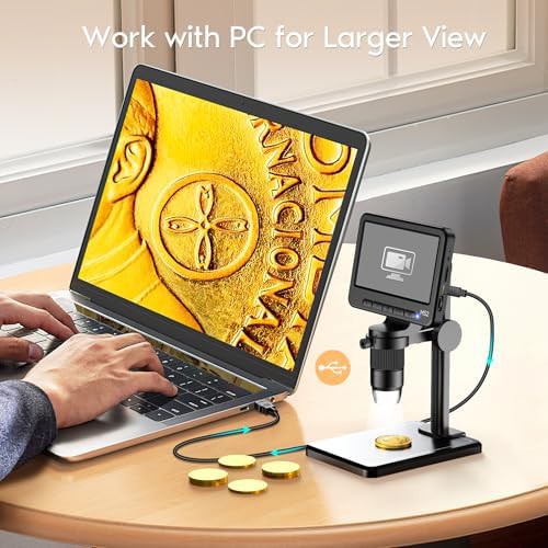 Digital coin microscope with five inch LCD screen — photo 4