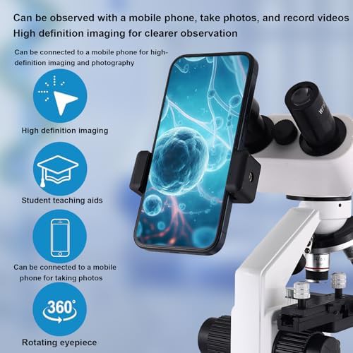 Binocular lab microscope with 2500x magnification — photo 4
