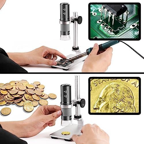 Digital microscope with professional stand and case — photo 4