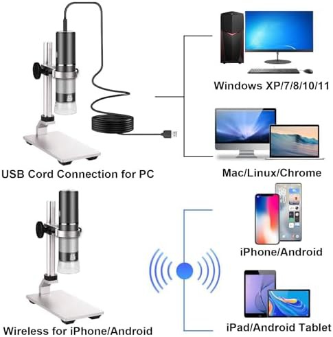 Digital microscope with professional stand and case — photo 5