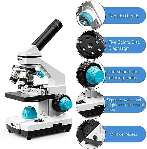 Monocular compound microscope kit for students — photo 3