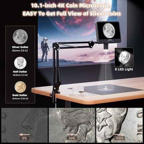 LINKMICRO 4K HDMI digital microscope with flex arm — photo 3