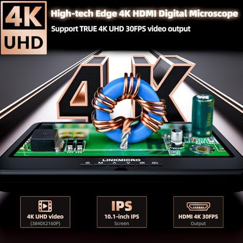 LINKMICRO 4K HDMI digital microscope with flex arm — photo 4
