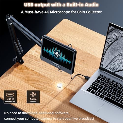 LINKMICRO 4K HDMI digital microscope with flex arm — photo 5