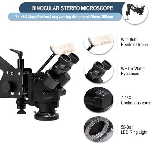 Jewelry Stereo Microscope with Ring Light — photo 3