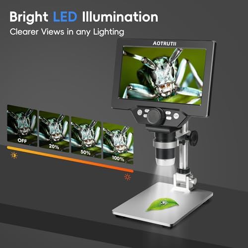 Digital coin microscope with metal stand — photo 4
