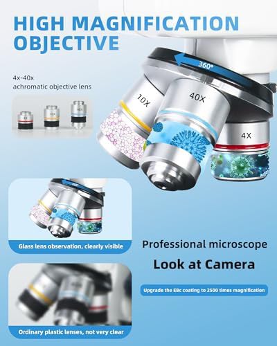Professional binocular compound lab microscope — photo 4