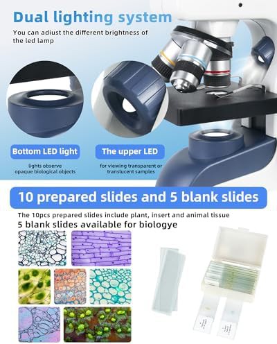 Professional binocular compound lab microscope — photo 5