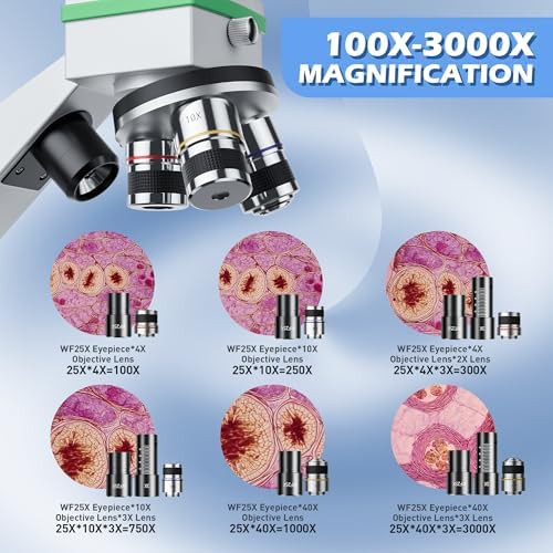 High power biological microscope for adults — photo 3