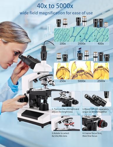 Monocular home school microscope slide bundle — photo 4