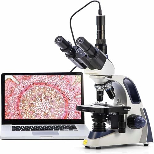 SW380t trinocular compound microscope with camera