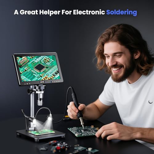 Large screen digital soldering microscope — photo 3
