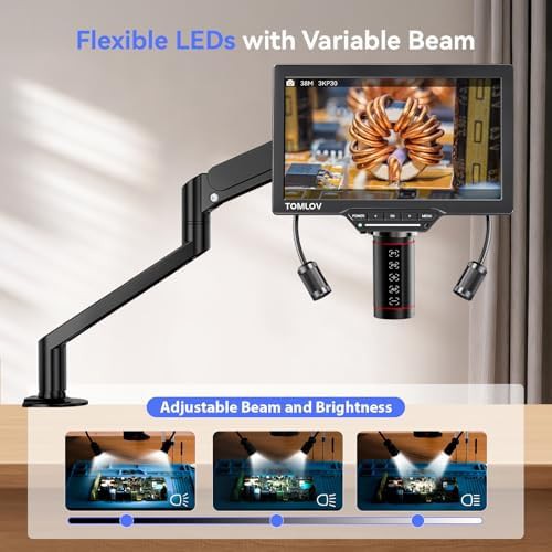 Autofocus digital microscope with flex arm — photo 5